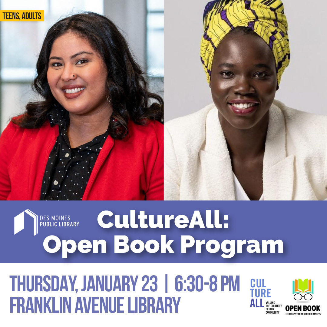 CultureAll Open Book Program Des Moines Public Library